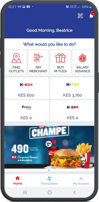 App screen